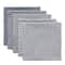 DII® Stonewash Mixed Pattern Blue Dishcloths, 5ct.